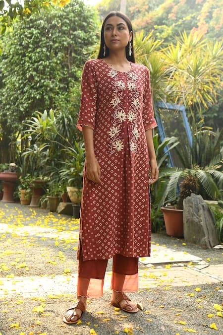 Rekha Agra Printed Kurta & Pant Set 