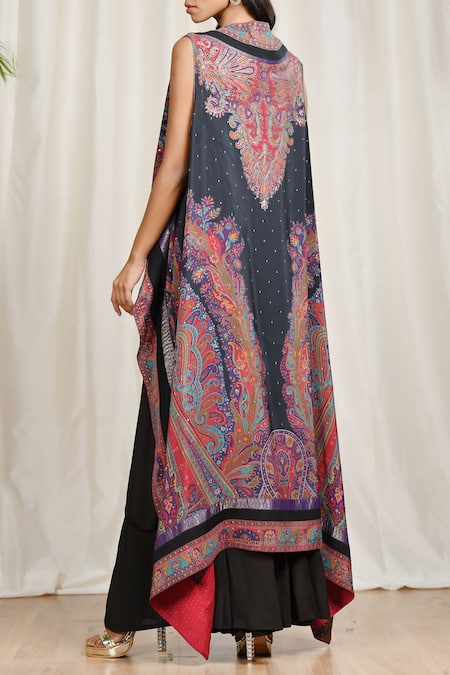 RI.Ritu Kumar Printed Cape Palazzo Set 