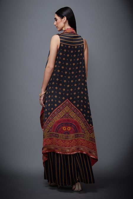 RI.Ritu Kumar Asymmetric Jacket & Palazzo Set 