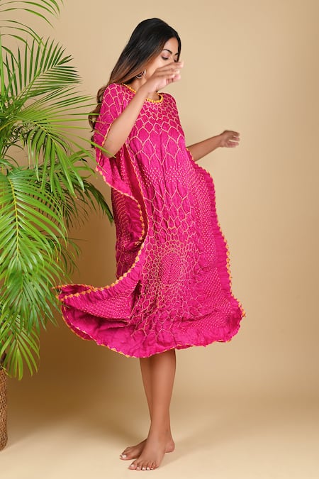 Bliss Fashions - silk bandhani dress material silk... | Facebook