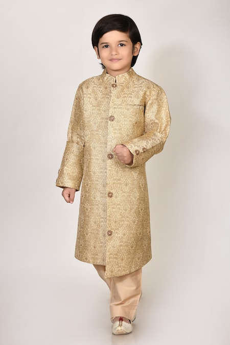 Arihant Rai Sinha Jacquard Sherwani & Pant Set 