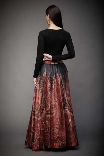 RI.Ritu Kumar Printed Lehenga Set 