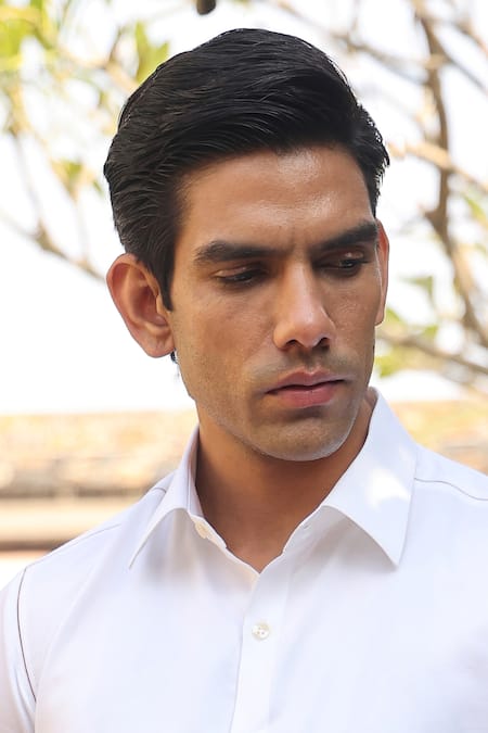 Buy_Raw & Rustic by Niti Bothra_White Cotton Embroidery Solid Handcrafted Shirt _Online_at_Aza_Fashions