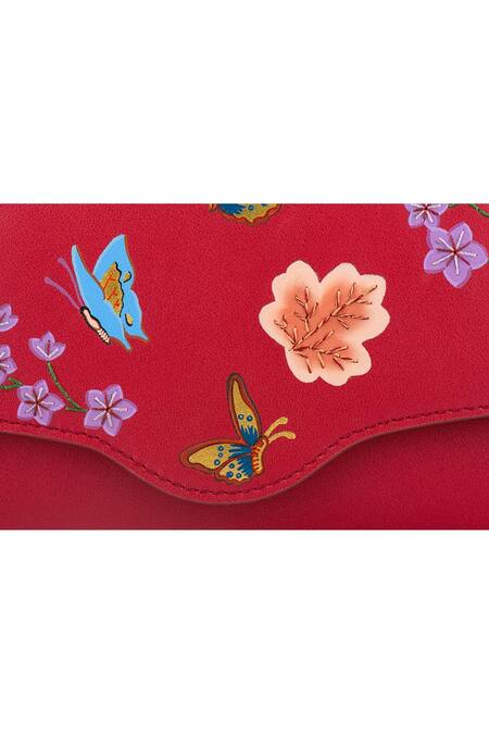 Buy_Aranyani_Handpainted Leather Crossbody Bag_Online_at_Aza_Fashions