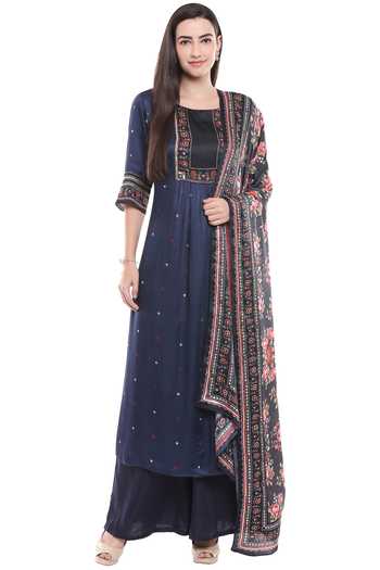 Soup By Sougat Paul Printed Kurta Palazzo Set 