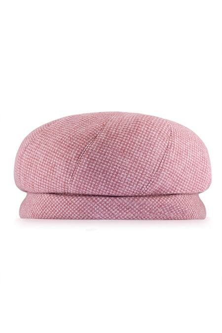 Shop Hair Drama CO Pink Broach Embellished Emily In Paris Metal Beret Online at Aza Fashions Shop_Hair Drama CO_Pink Broach Embellished Emily In Paris Metal Beret_Online_at_Aza_Fashions