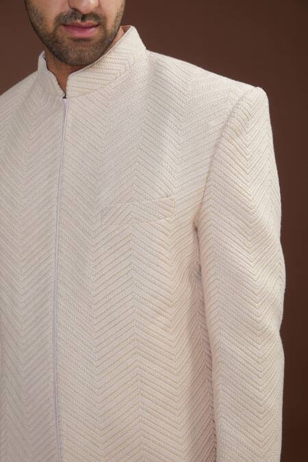 Buy Kasbah Pink Georgette Thread Work Chevron Pattern Sherwani Set Online at Aza Fashions Buy_Kasbah_Pink Georgette Thread Work Chevron Pattern Sherwani Set _Online_at_Aza_Fashions