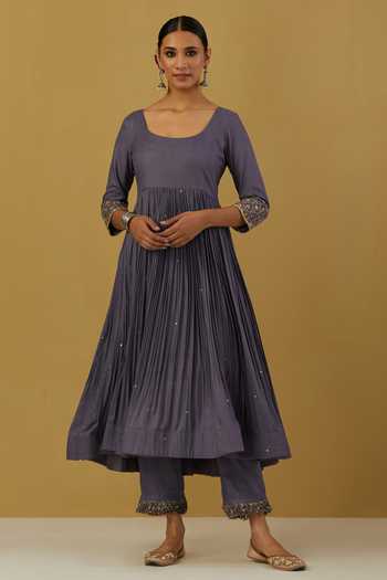 Akshita in Bahaar Circle Embroidered Anarkali