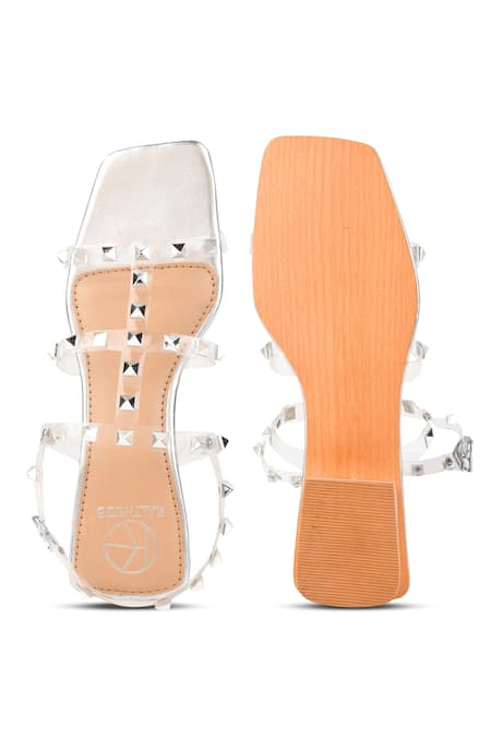 Block heel jelly sandals online