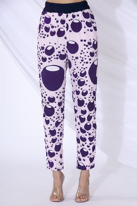 Urvashi Joneja Printed Straight Pants 