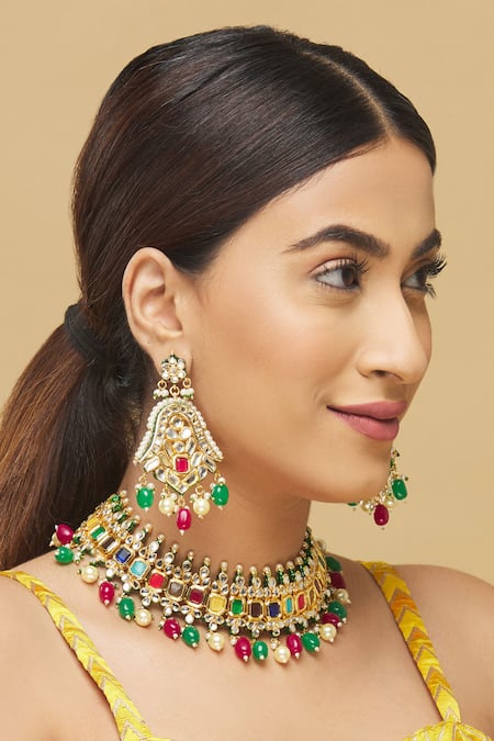 Posh by Rathore  Kundan Choker Set  