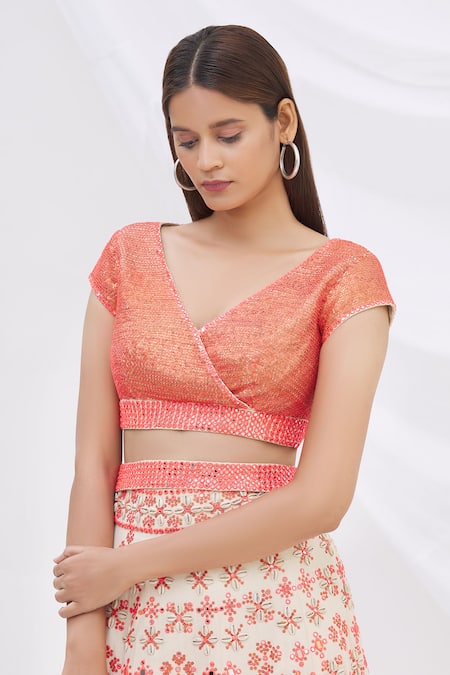 Surily G Sequin Embellished Crop Top 