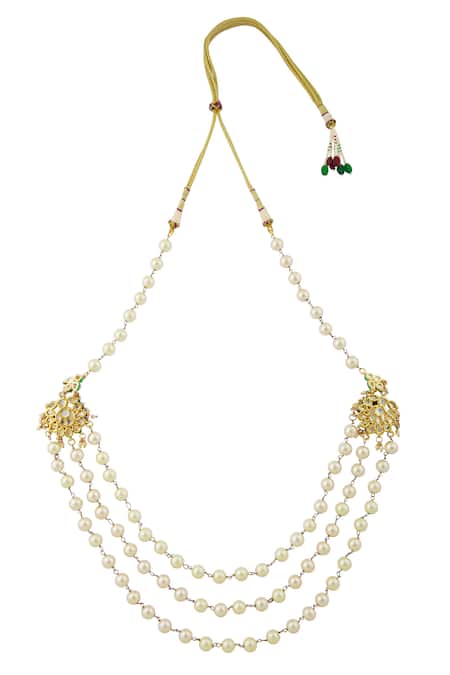 Just Shradhas Kundan Layered Necklace 
