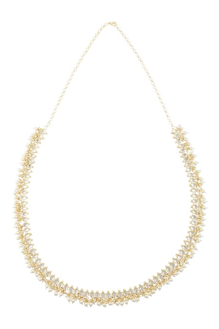 Moh-Maya By Disha Khatri Gold Kundan & Pearl Kamarband 