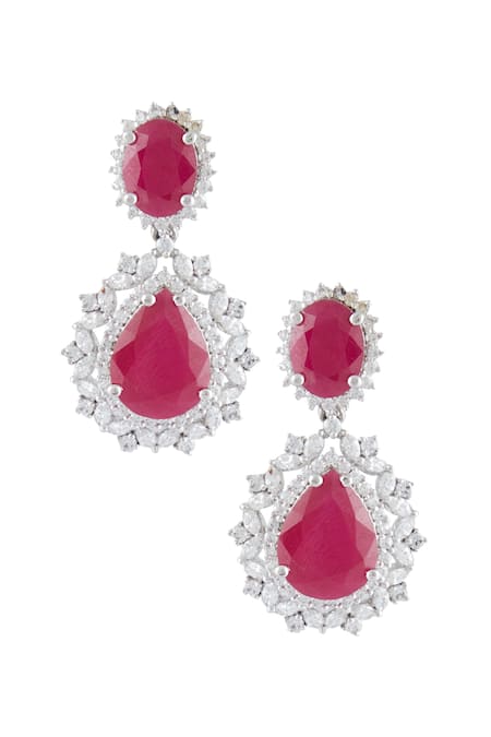 Ananta Jewellery Oval Drop Earrings 