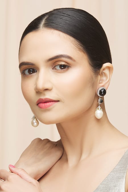 Ananta Jewels Bead Drop Earrings 