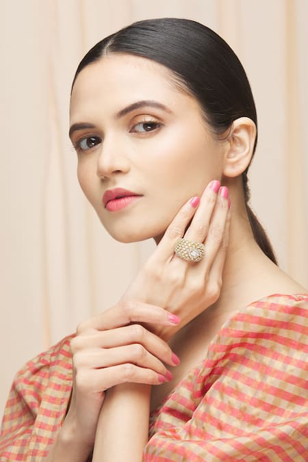 Ananta Jewels Mesh Ring 