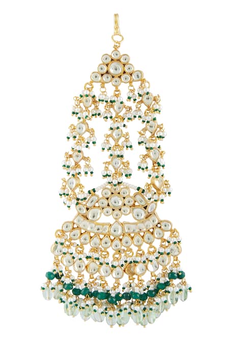 Vivinia By Vidhi Mehra Kundan Bead Drop Passa 