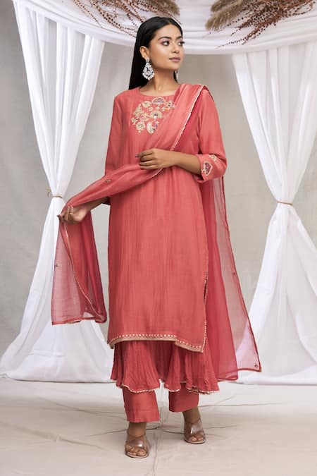 Made in Pinkcity Chanderi Kurta Set 