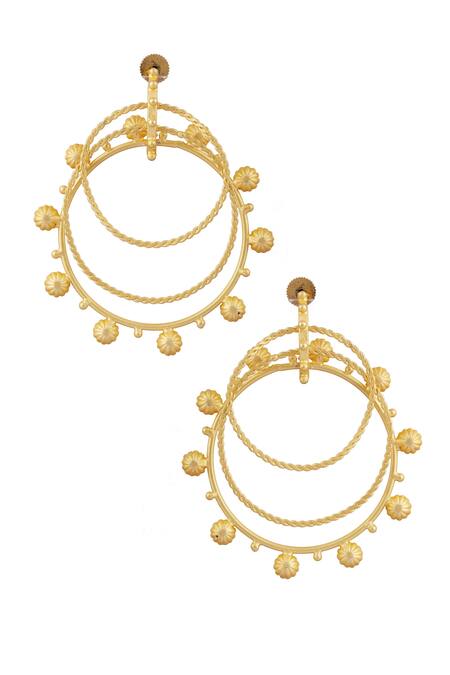 Arnimaa Tiered Hoop Earrings 