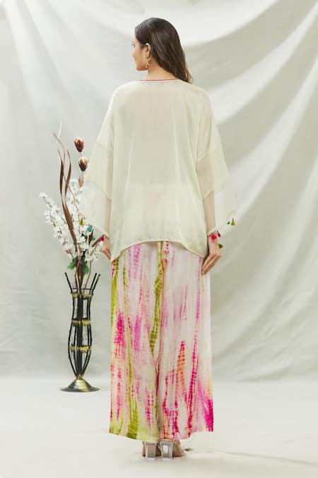 Capisvirleo Ameen Asymmetric Tunic & Palazzo Set 