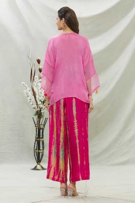 Capisvirleo Ameen Asymmetric Tunic & Palazzo Set 