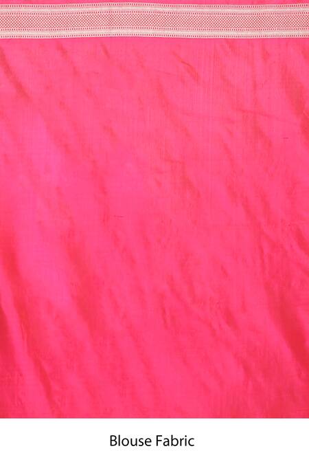 Shop_Vishwa By Pinki Sinha_Pink Pure Silk Banarasi Motifs Handwoven Saree_Online_at_Aza_Fashions
