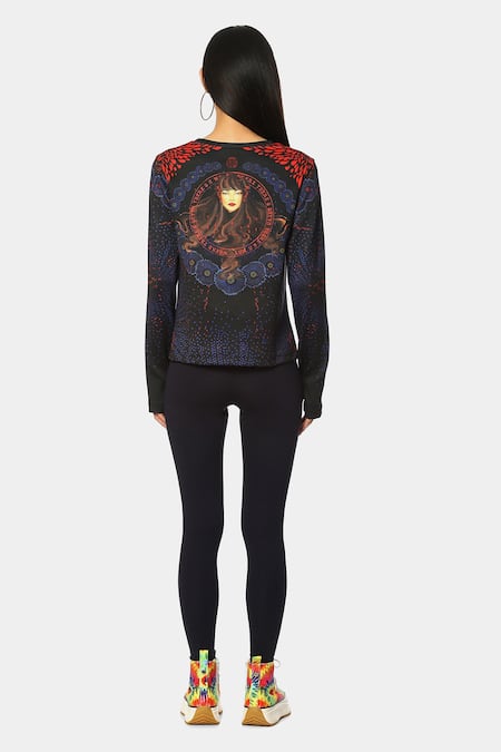 Satya Paul Future Bird Printed Top