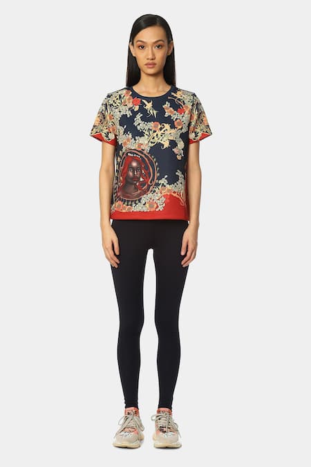 Satya Paul Club Printed Top 