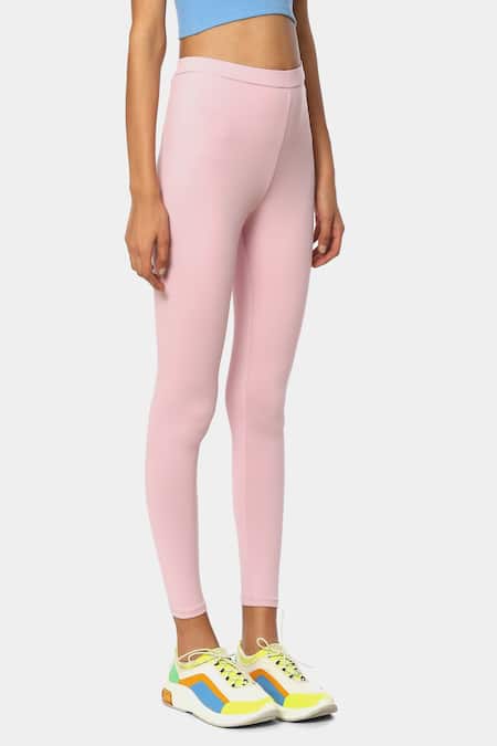 Buy Pink Leggings for Women by ZRI Online | Ajio.com