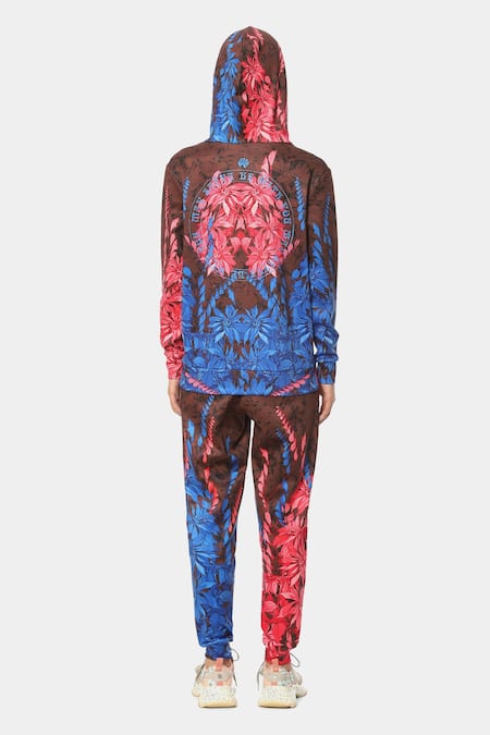 Satya Paul Floral Pattern Hoodie