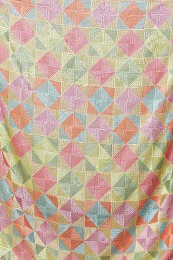 Buy_Naintara Bajaj_Multi Color Silk Embroidery Phulkari Work Dupatta_Online_at_Aza_Fashions