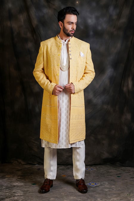 Soniya G Lucknowi Sherwani Set 