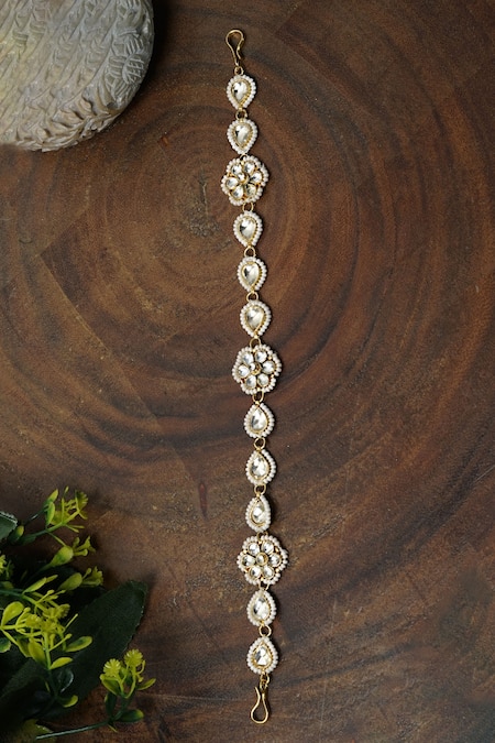 Namasya Kundan Carved Sheeshphool 