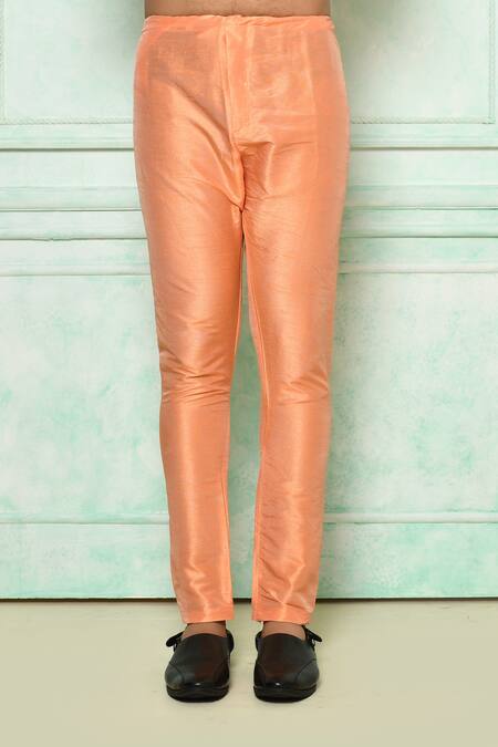 Shop Arihant Rai Sinha Orange Silk, Cotton Stones Kurta And Pant Set Online at Aza Fashions Shop_Arihant Rai Sinha_Orange Silk, Cotton Stones Kurta And Pant Set_Online_at_Aza_Fashions