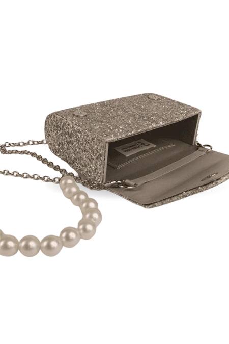4-Piece Wristlet Set - Key Ring Wristlet, Clutch Purse, Clear Bag, Leather
