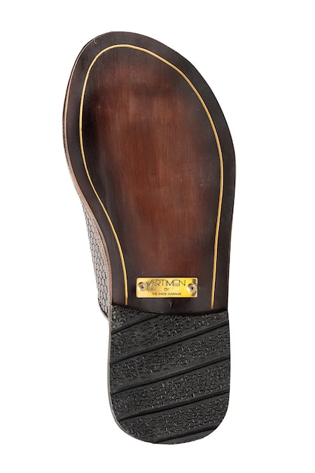 Buy Artimen Brown Woven Handcrafted Sandals Online at Aza Fashions Buy_Artimen_Brown Woven Handcrafted Sandals _Online_at_Aza_Fashions