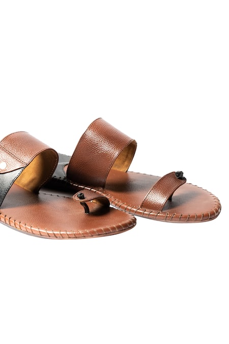 Buy Handmade kolhapuri leather sandals,flats,bohemian sandals,women's  leather shoe,flip flops,slip on shoe,kolhapuri chappal,boho Online at  desertcartINDIA