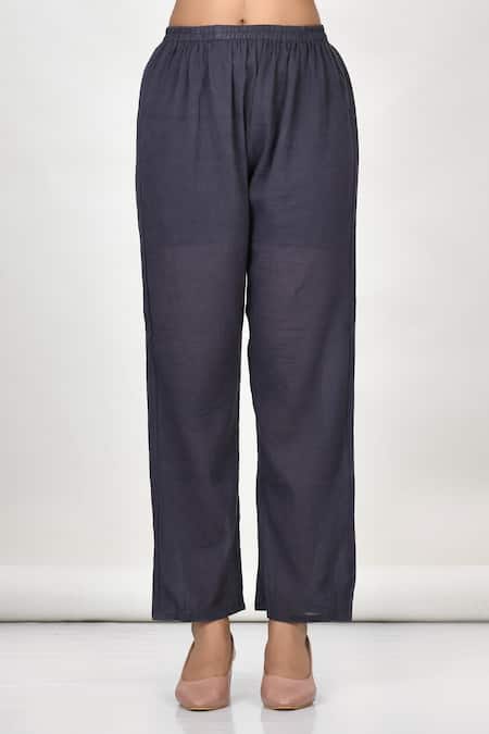 Shop_Naintara Bajaj_Gray , Satin, Net Embroidery, Tassels Round Floral Anarkali Set_Online_at_Aza_Fashions