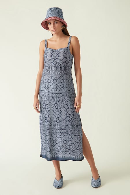 Payal Pratap Singkep Batik Print Dress 