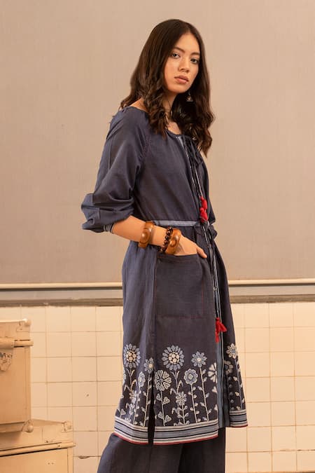 Payal Pratap Embroidered Handloom Cotton Tunic 