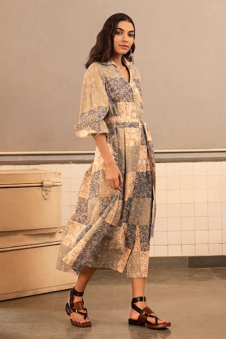 Payal Pratap Printed Wrap Dress 