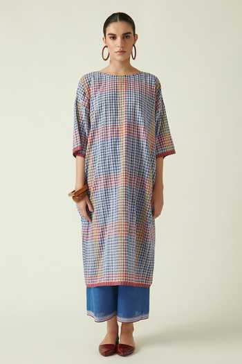 Payal Pratap Pesser Checkered Tunic 