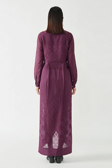 Payal Pratap Finola Embroidered Dress with Tights 