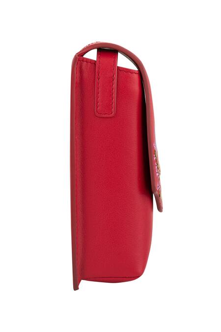 Aranyani Threadwork Leather Crossbody Bag 4