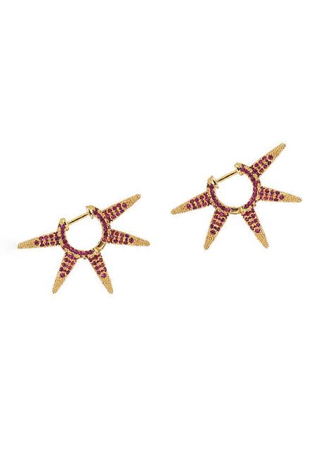 Shop The Jewel Factor Pink Crystals Embellished Star Shaped Studs Online at Aza Fashions Shop_The Jewel Factor_Pink Crystals Embellished Star Shaped Studs_Online_at_Aza_Fashions