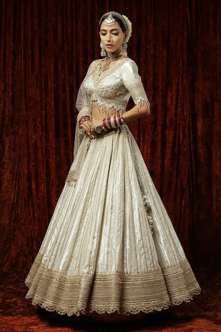 White Lehenga - Buy White Lehenga Choli Online in India