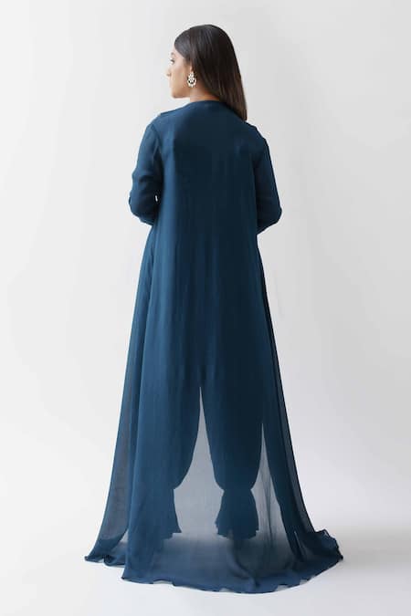 Suruchi Parakh Georgette Jumpsuit With Jacket 