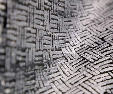 Shop_Qaaleen_Black Viscose Silk Embossed Handcrafted Carpet_Online_at_Aza_Fashions