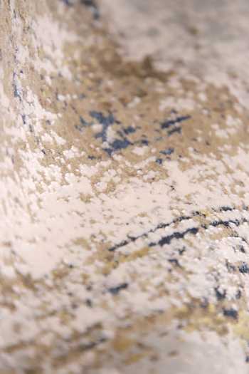 Shop_Qaaleen_Blue Viscose Silk And Acrylic Woven Poolside Rug_Online_at_Aza_Fashions
